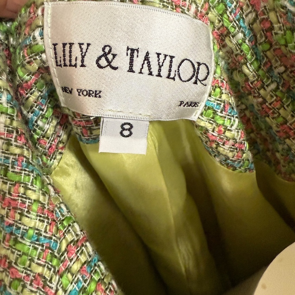 Lilly and Taylor ladies wrap jacket size 8, excellent condition, fringed - Picture 8 of 11